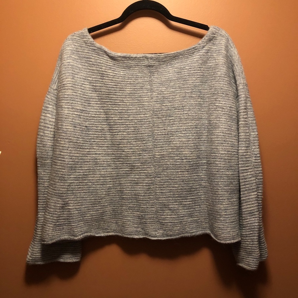 Free People Powder Blue Knit Sweater - Picture 2 of 3